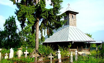 Biserica de lemn Sf.Nicolae din Mănăilești-Moșteni (monument istoric)