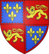 Blason de Charles de France, duc d'Aquitaine