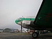 Nose of Buffalo Airways C46 at Yellowknife