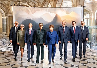 Official portrait of the Federal Council in the year of Amherd's presidency Bundesratsfoto 2024.jpg