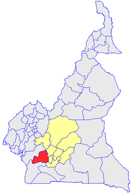 Kaart van Nyong-et-Kéllé