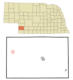 Location of Lamar, Nebraska