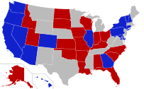 Class 3 US Senators by State & Party