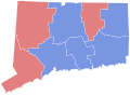 Results for the 1970 Connecticut State Comptroller election by county.