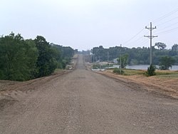 A country road in Becker County in summer Countryroad.jpg