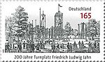 200 Jahre Turnplatz Friedrich Ludwig Jahn: Briefmarke von 2011