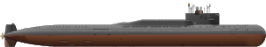 A Delta I class submarine