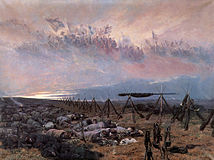 Мечта (победоносные полки революционной Франции символически проходят над полками, павшими на полях Франко-прусской войны