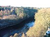 The abutment for the Tees viaduct in 2004