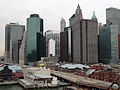 Umgebung South Street Seaport vor Baubeginn (Dezember 2013)