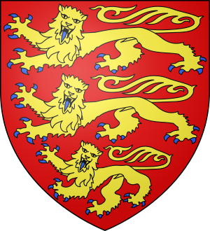 The Coat of arms of England.