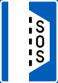 Emergency stopping place (formerly used )