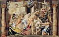 De Eucharistie overwint heidense offers, Bildwirkerei, 490 × 670 cm, Artesia, Brüssel