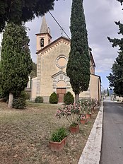 Gêxa paruchiâle de San Silvestru, vista (2)