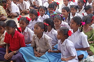 Girls in Chhattisgarh, India