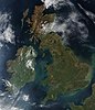 Satellitenbild von Großbritannien