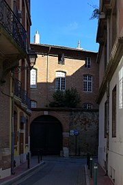 L'hôtel Gach vu depuis la rue Caminade.