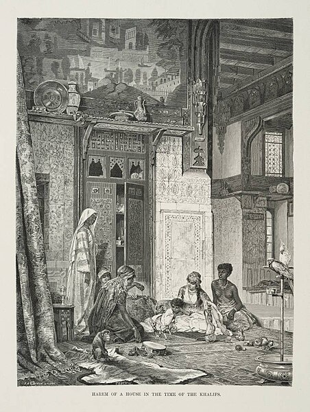 File:Harem of a House in the Time of the Khalifs (1878) - TIMEA.jpg
