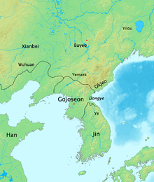 Korea in 108 BC History of Korea-108 BC.png