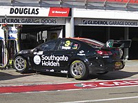 The Holden VF Commodore of Taz Douglas at the 2017 Clipsal 500 Adelaide