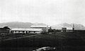 Вид на город Хваннейри и новопостроенную церковь, 1906 год
