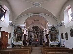 Intérieur de l'Église.