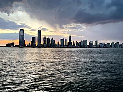 Jersey City skyline in June 2020