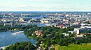 Utsikt över Stockholm från Kaknästornet