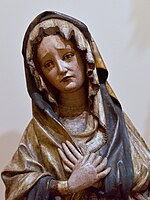 Kalvárie z kaple Dumlosů, detail Panny Marie