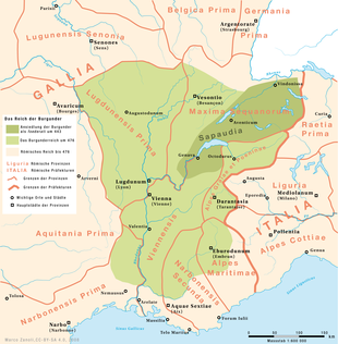 le royaume des Burgondes