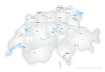 Lage des Kantons Basel-Stadt
