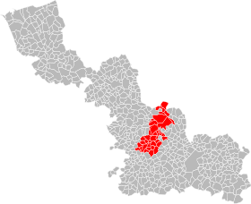 Localisation de Communauté d'agglomération de la Porte du Hainaut