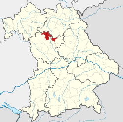 Locator map ERH in Bavaria.svg