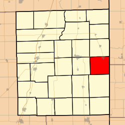 Location in Iroquois County