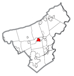 Vị trí trong Quận Northampton, Pennsylvania