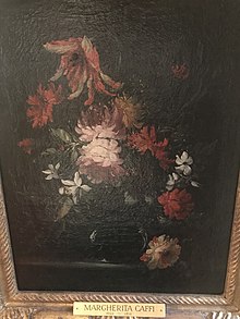 Margherita Caffi (Milan 1650/51 - 1710) still life of flowers in a vase / natura morta di fiori in un vaso, oil on canvas, 39 x 30 cm, framed,