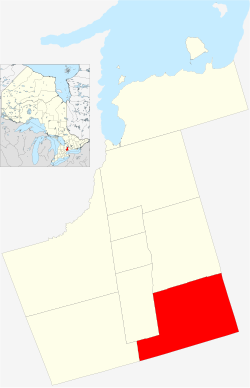 Location of Markham within York Region