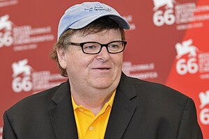 Michael Moore at the 66th Venice International...