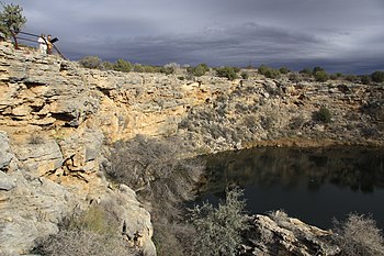 Sinkholes Water on Montezuma Well   Wikipedia  The Free Encyclopedia