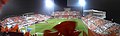 A view from the East Stand as the players take to the field for the 2007 Shizuoka Derby which attracted 20,318 people; S-Pulse's biggest crowd of the 2007 season.