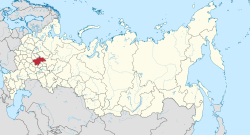 Oblast' di Nižnij Novgorod - Localizzazione