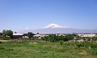 ノル・クリン（アルメニア語版）村から見たアララト山