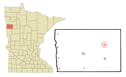 Vị trí trong Quận Norman, Minnesota