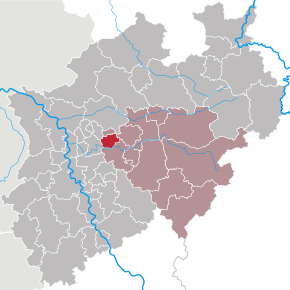 Poziția localității Bochum
