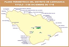 CARHUANCA - OCOPA - SAN MIGUEL DE RAYME - RAYME ALTO - CHILICRUZ - BELLAVISTA - VIRAN - TAPILLO - AIRANCCA - ACHIHUANI