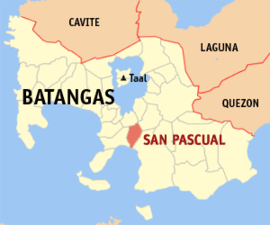 San Pascual na Batangas Coordenadas : 13°48'N, 121°2'E