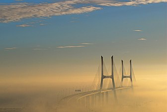 13/09: El pont Vasco da Gama sobre el Tajo a Lisboa
