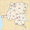 Provinces of the Democratic Republic of the Congo