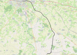 Spoorlijn Laval - Gennes-Longuefuye op de kaart