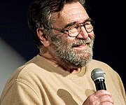 Ralph Bakshi is a director of animated and live-action films, known for films such as Wizards (1977), The Lord of the Rings (1978), and Fire and Ice (1983) RalphBakshiJan09.jpg